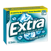 Extra  polar ice sugar free gum Left Picture